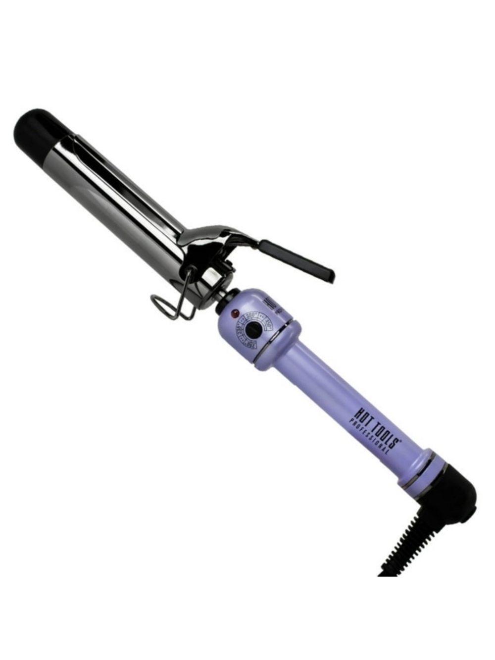 Hot Tools Professional Fast Heat Up Titanium Curling Iron, 1-1/4 Inches, Lilac